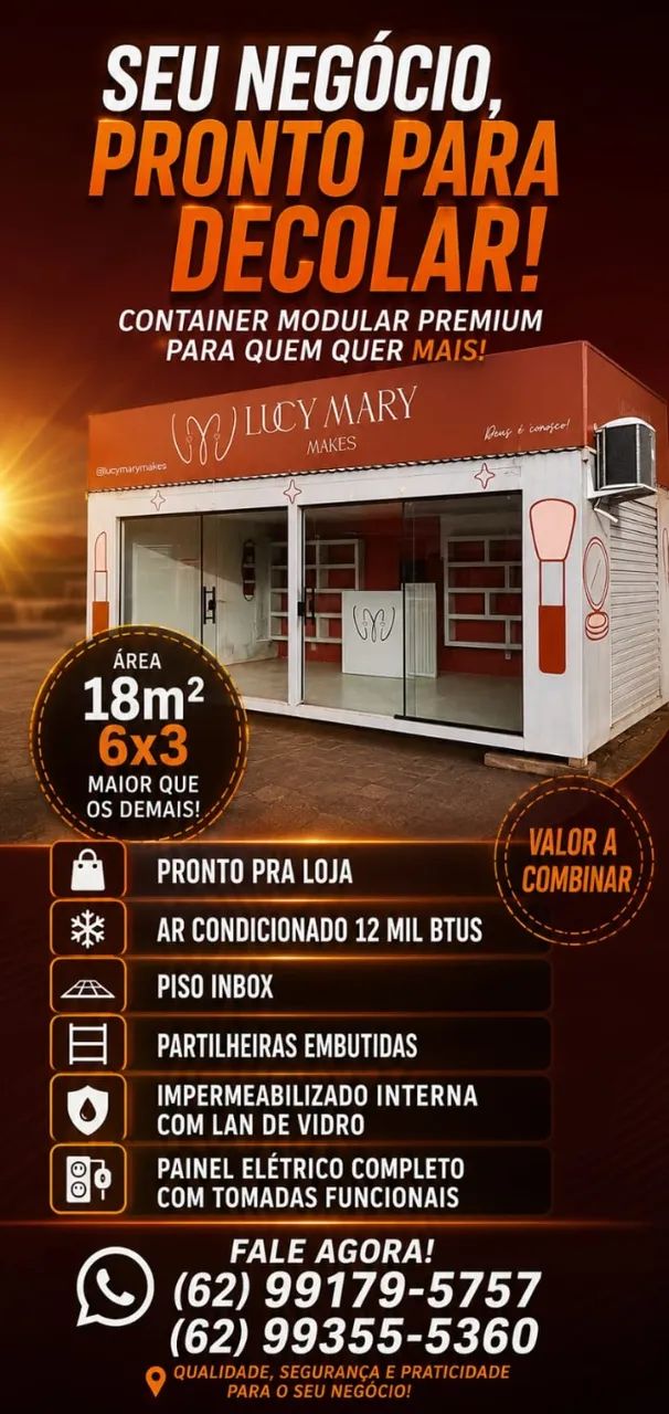Vendo Container pronto para morar ou abrir seu negocio. - Foto 2