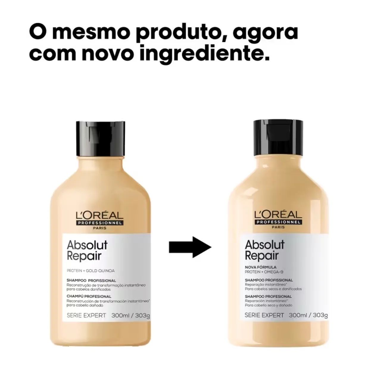 L?oreal kit absolut repair shampoo + mascara  - Foto 2