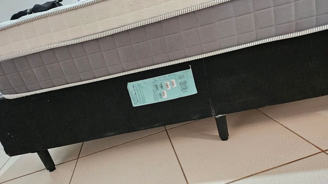 Vendo colchão casal e cama box  - Foto 5