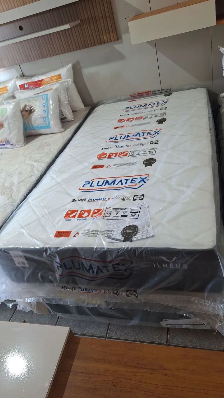 Cama solteirão molas ensacadas 