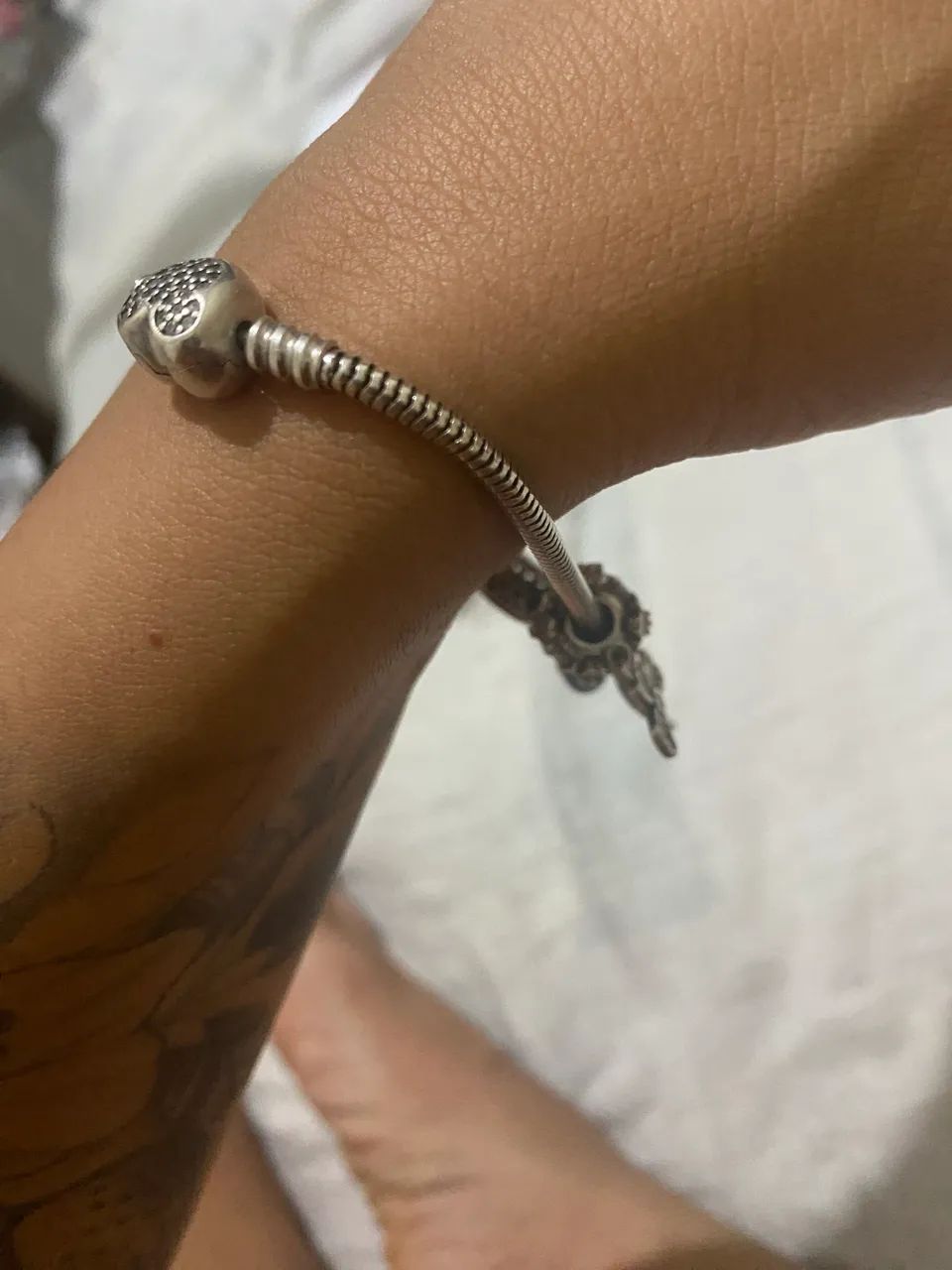 Pulseira Berloque Prata 925  - Foto 2