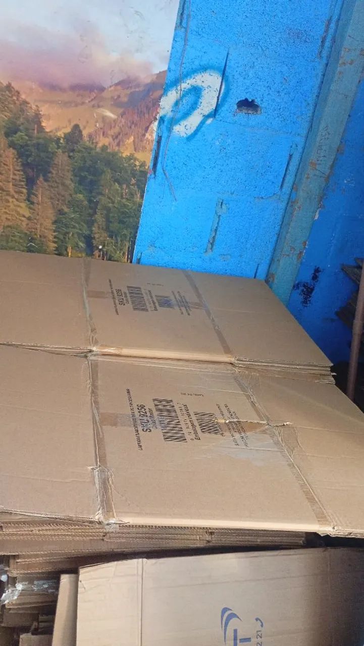 Lote e caixas pla mudança usadas bom estaro - Foto 2