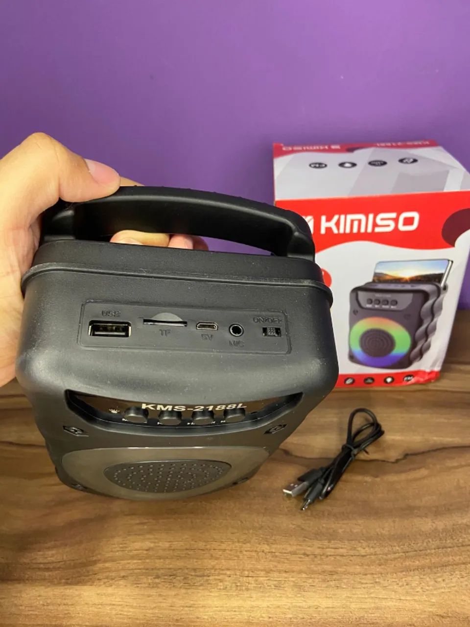 MINI CAIXA DE SOM KIMISO KMS-1188L 2188 an3 - Foto 2
