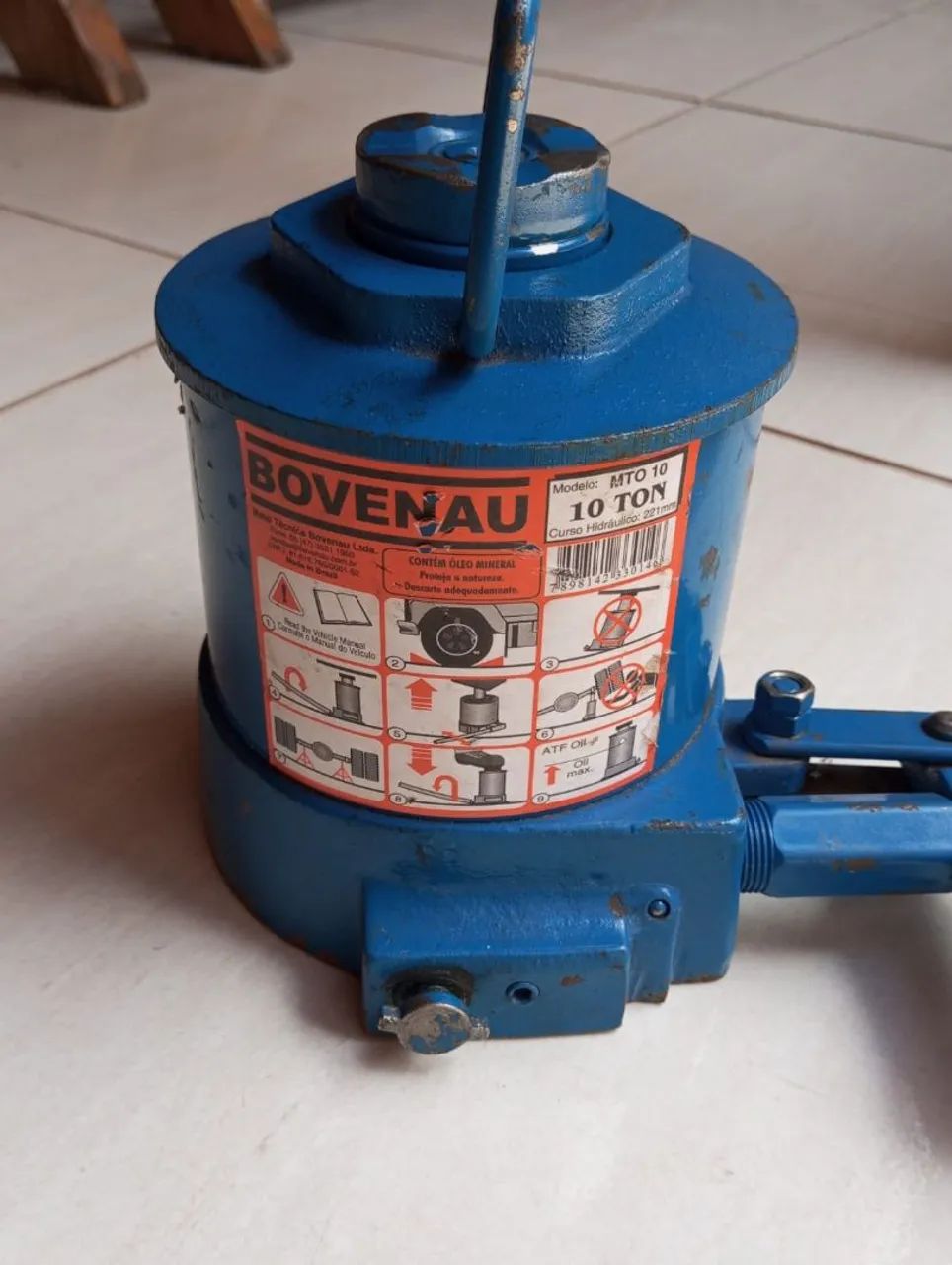 Vende-se macaco hidraulico de 10 toneladas - Foto 3