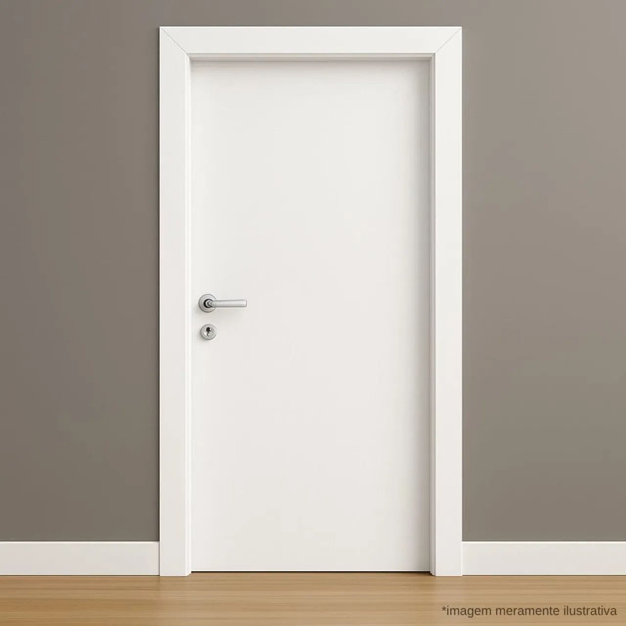Porta laqueada completa nova 