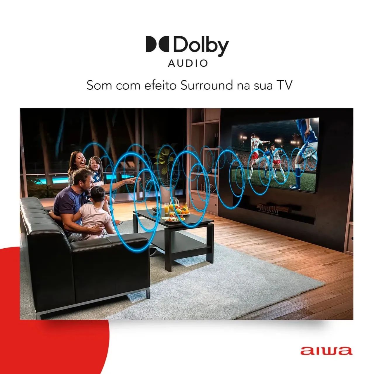 Smart TV AIWA 32? Android HD Borda Ultrafina HDR10 Dolby Áudio - Foto 3