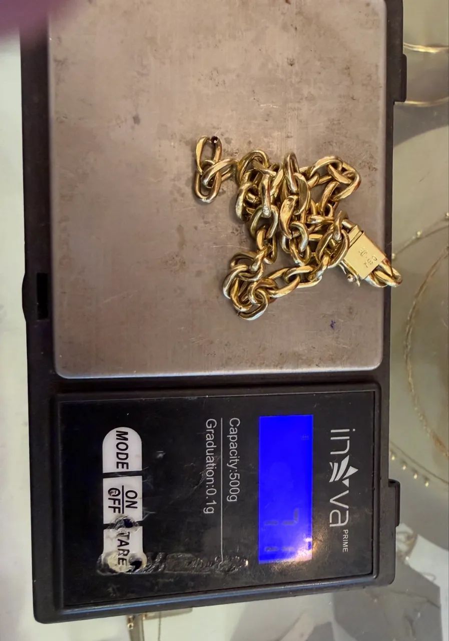 Pulseira ouro 18k  formato cadeado  - Foto 4