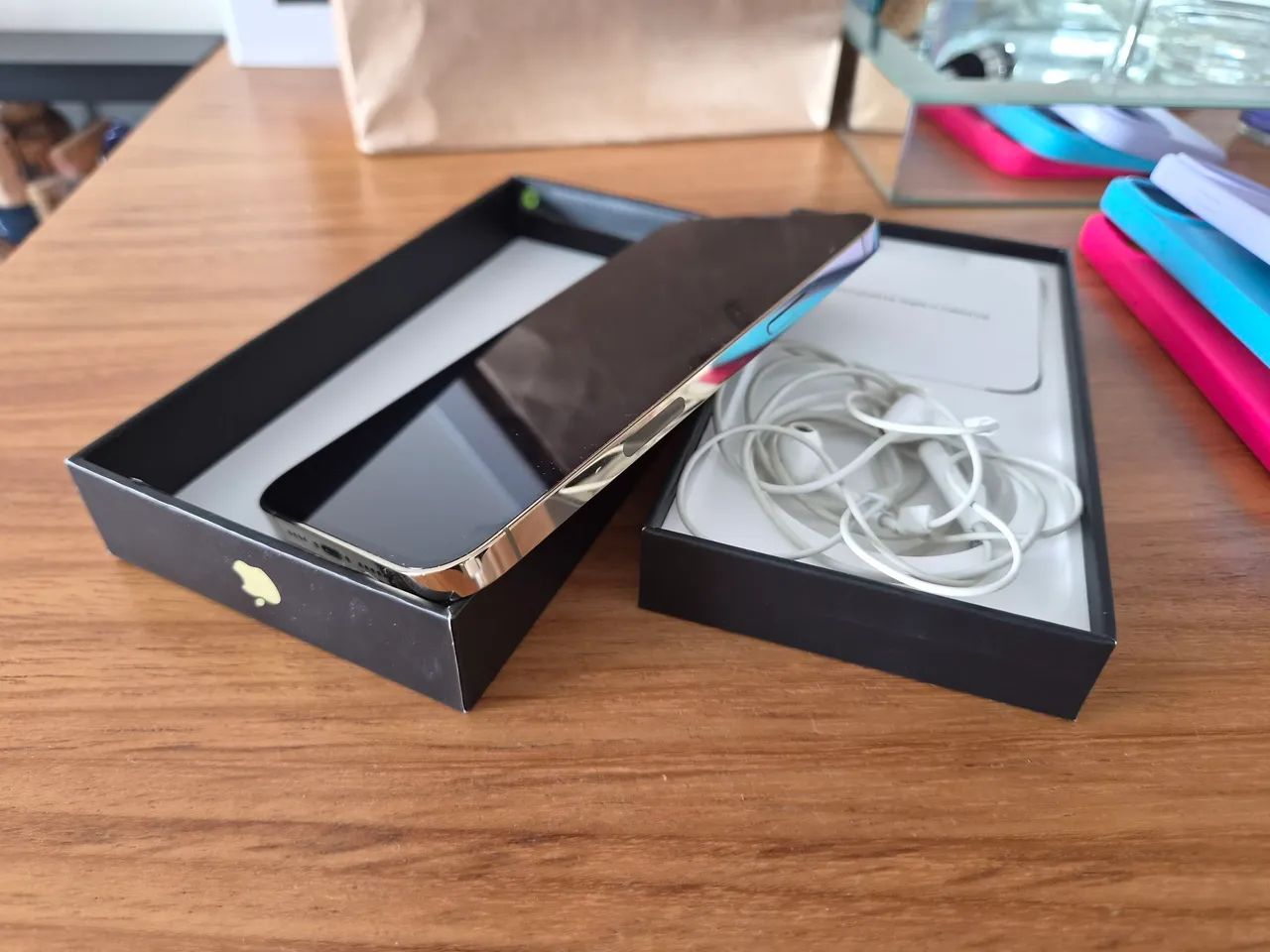 iPhone 13 pro max Gold 128gb - Foto 4