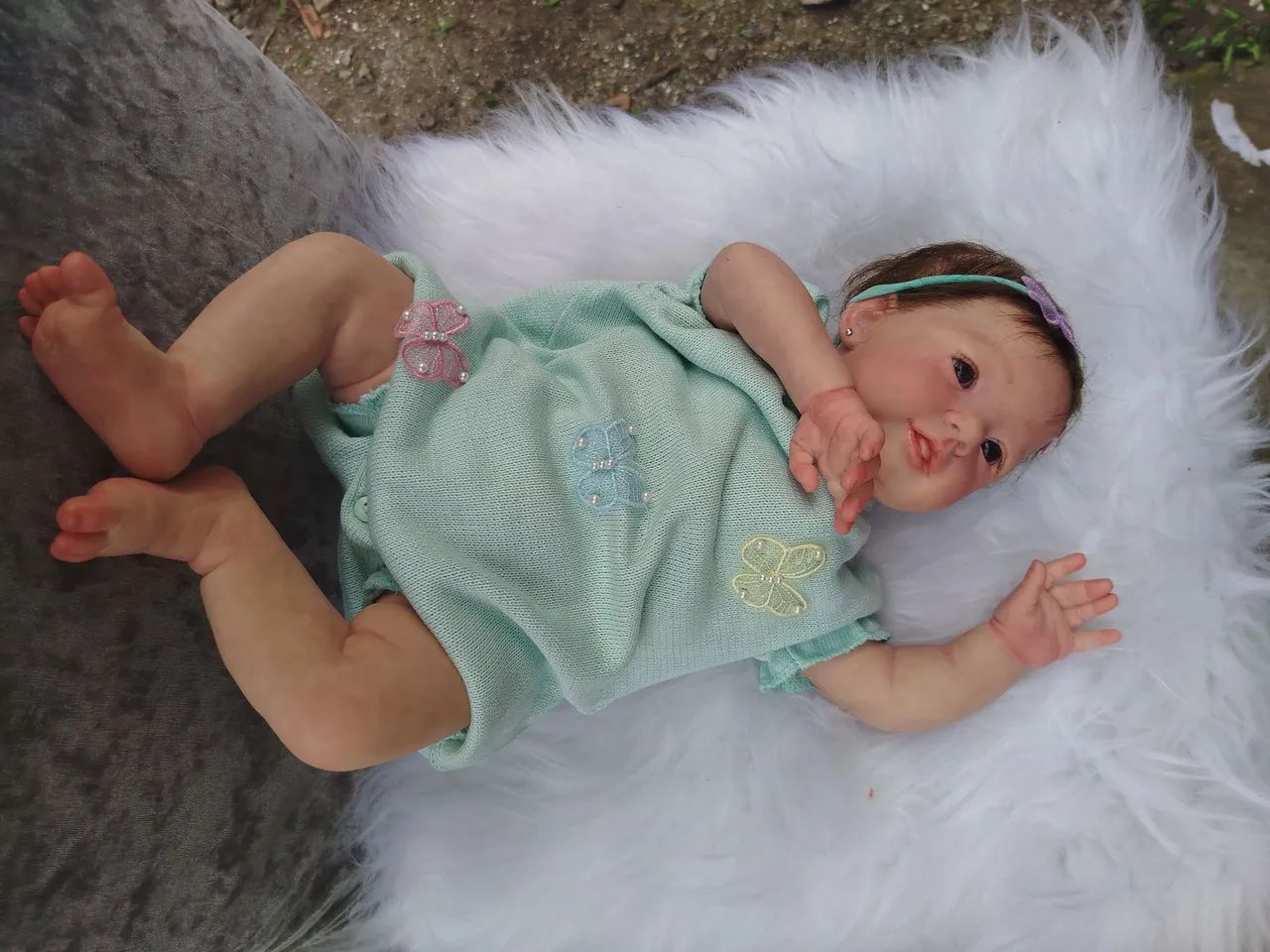 Bebê Reborn kit abigail smile - Foto 4