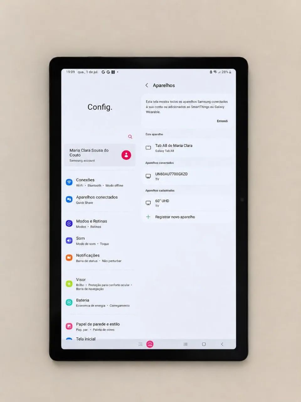 Samsung Galaxy Tab A8 64 GB + Capa