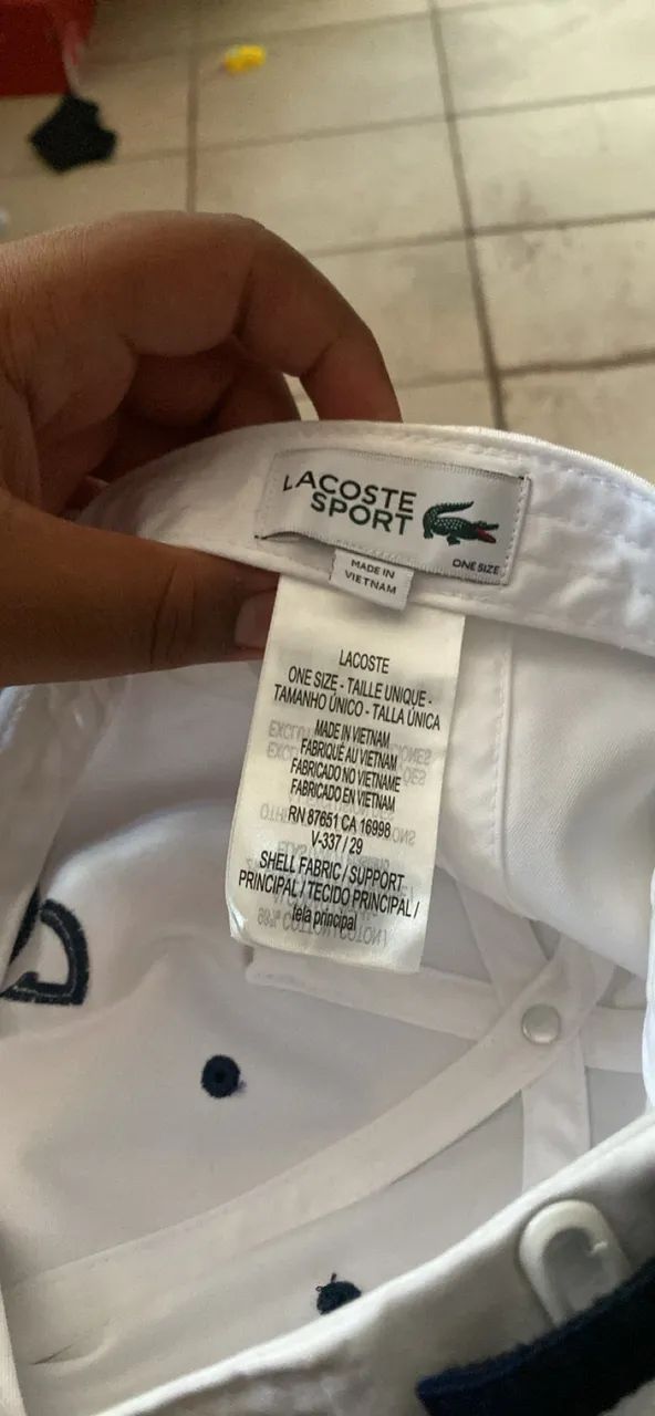 Boné djokovick original Lacoste  - Foto 2