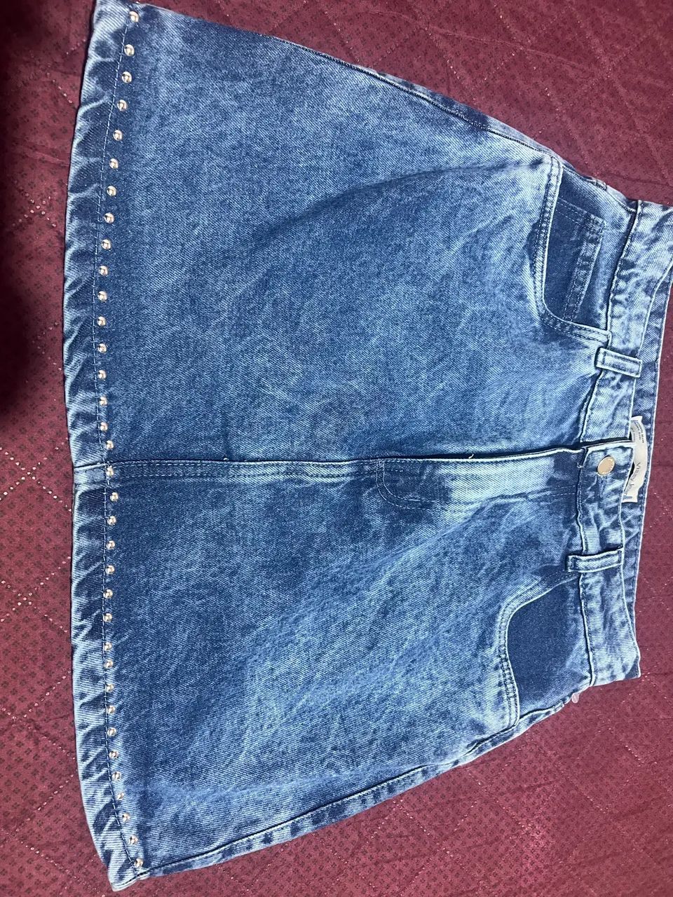 Saía jeans feminina  - Foto 2
