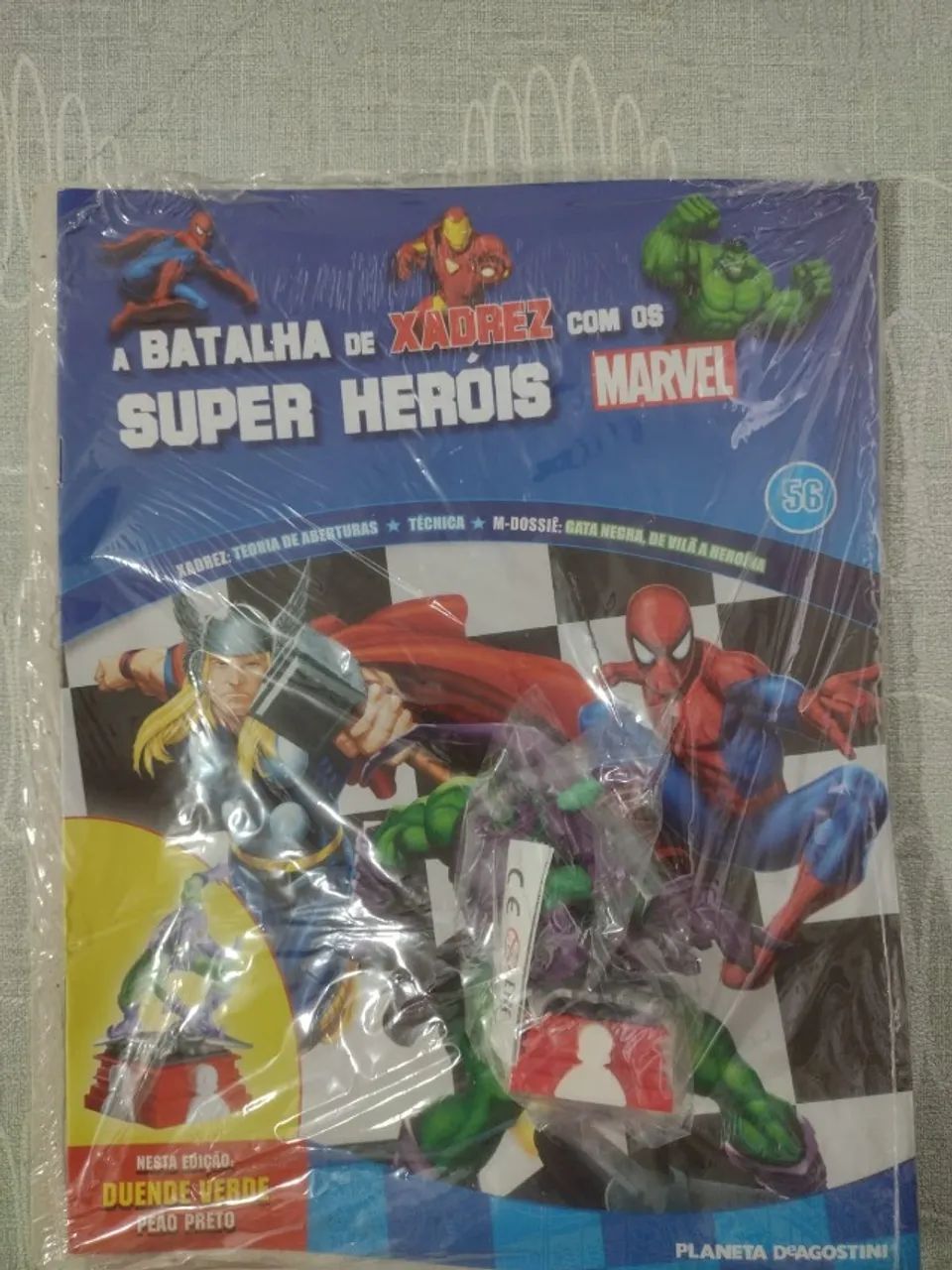 Monte seu Kit - Xadrez Heróis Marvel - Edições lacradas - Foto 4