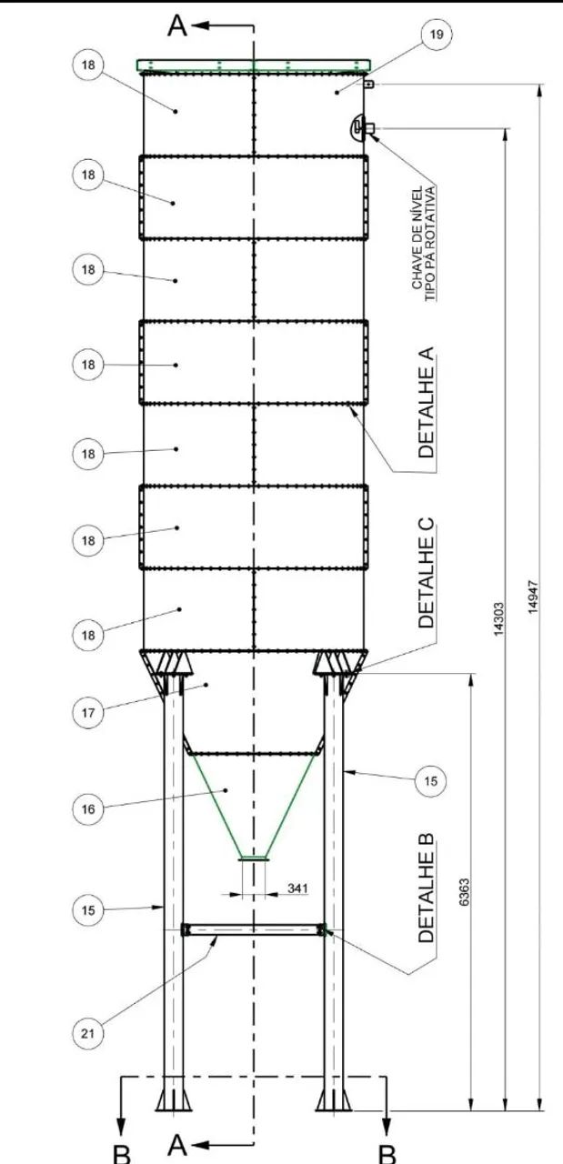 Silos 90 m 3
