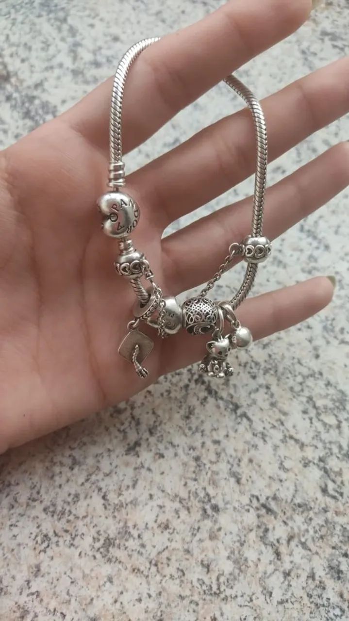 Pandora original com berloques - Foto 2