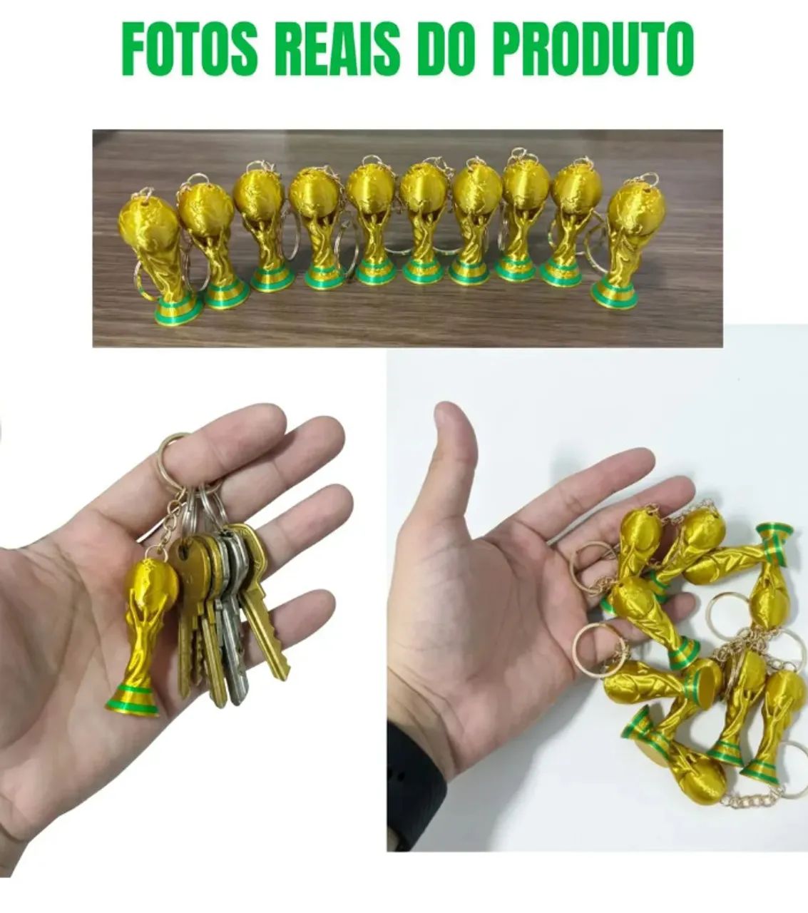 Kit chaveiro taça da Copa do Mundo - Foto 2