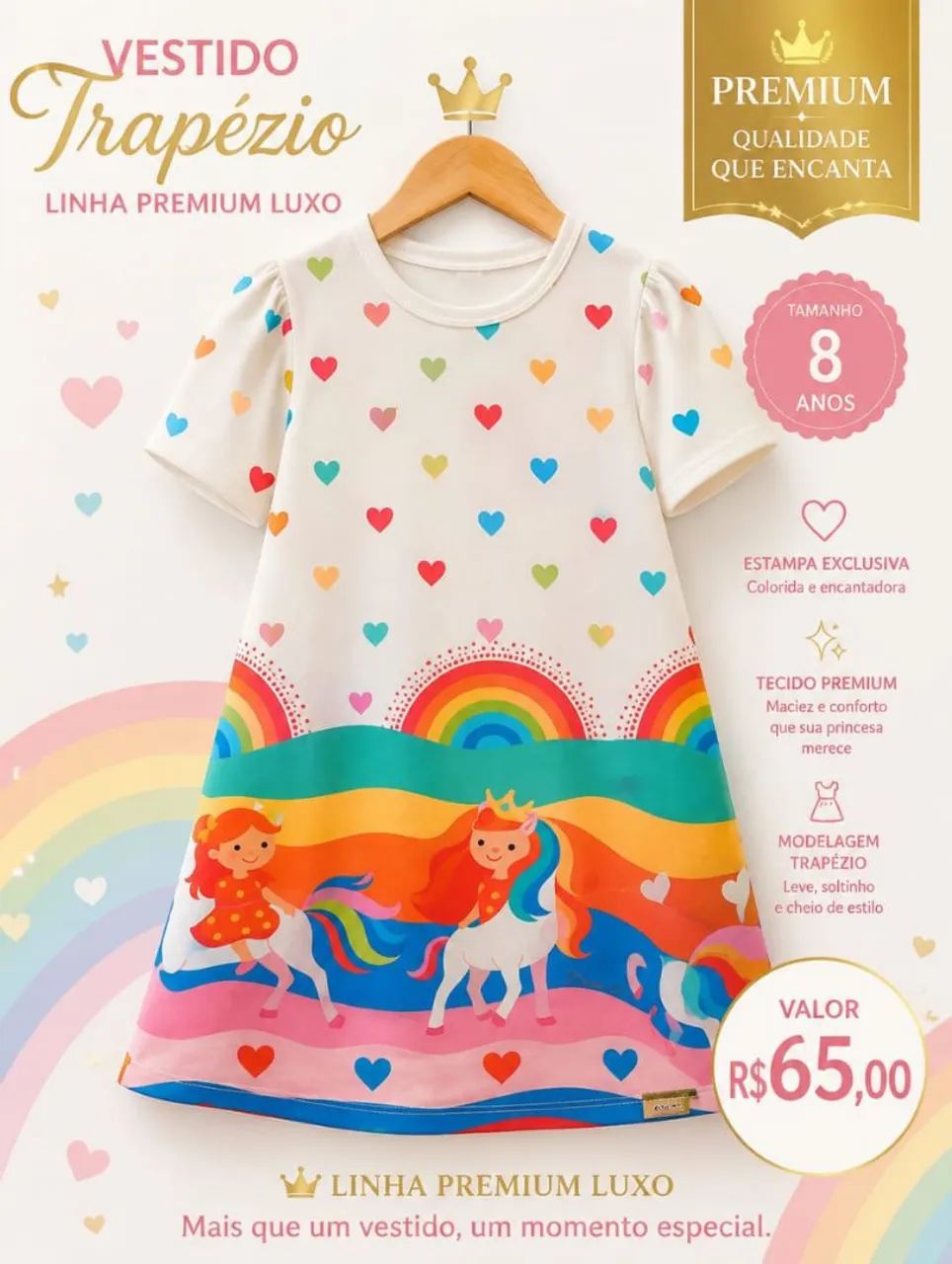 Vestidos infantil linha premium - Foto 2