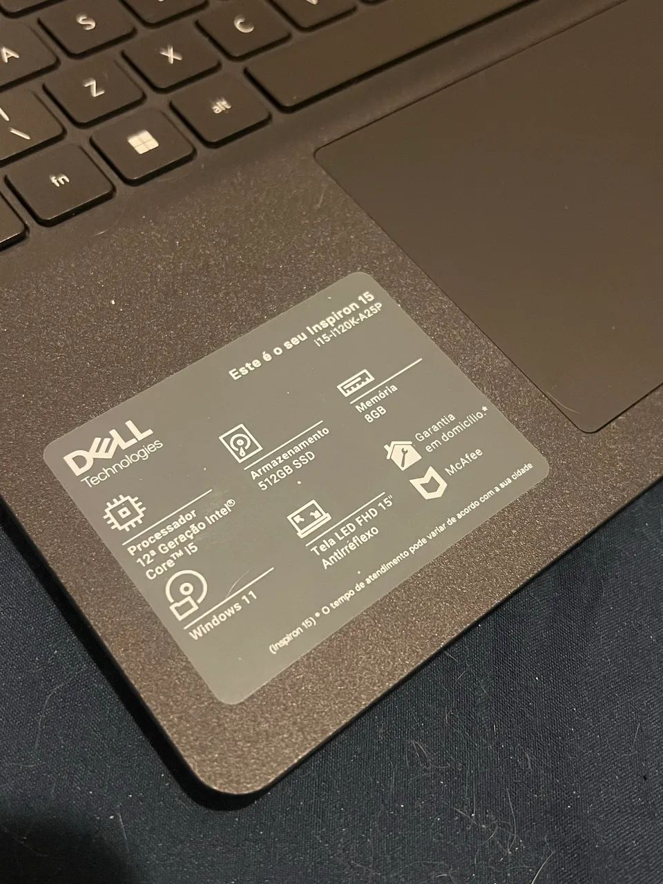 Vendo Notebook Dell Inspiron 15 - Intel Core i5 12ª Geração  - Foto 2
