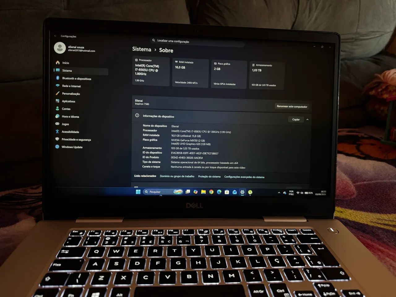 Notebook Dell Inspiron 15 - Foto 4