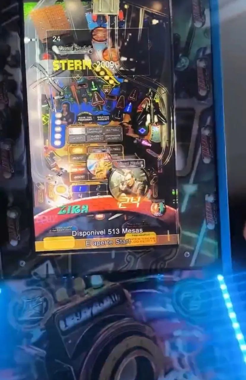Torro super Pinball eletrônico com 513 mesas - Foto 3