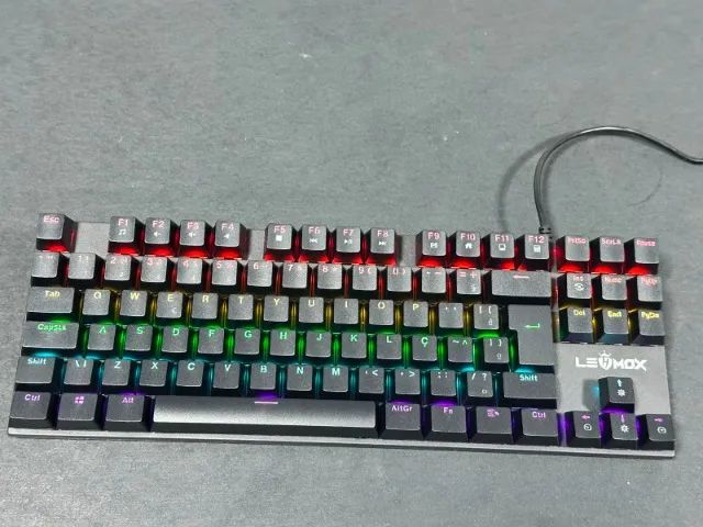 TECLADO MECANICO LEHMOX RGB PC NOTEBOOK  - Foto 3