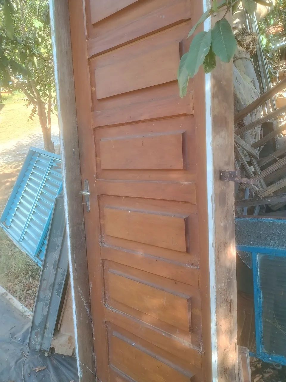 PORTA COM ALMOFADA DUPLA COMPLETA