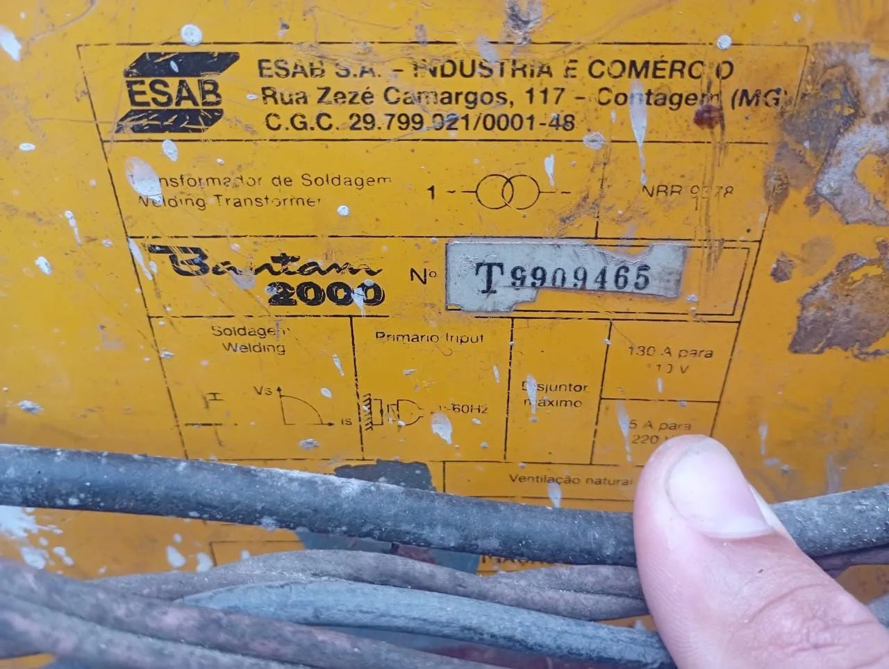 Máquina de solda Esab Batam 2000 - Foto 4