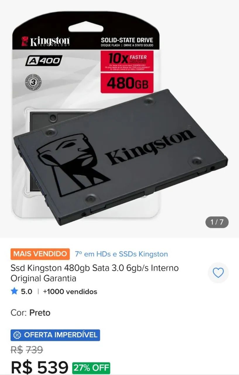 Ssd Kingston