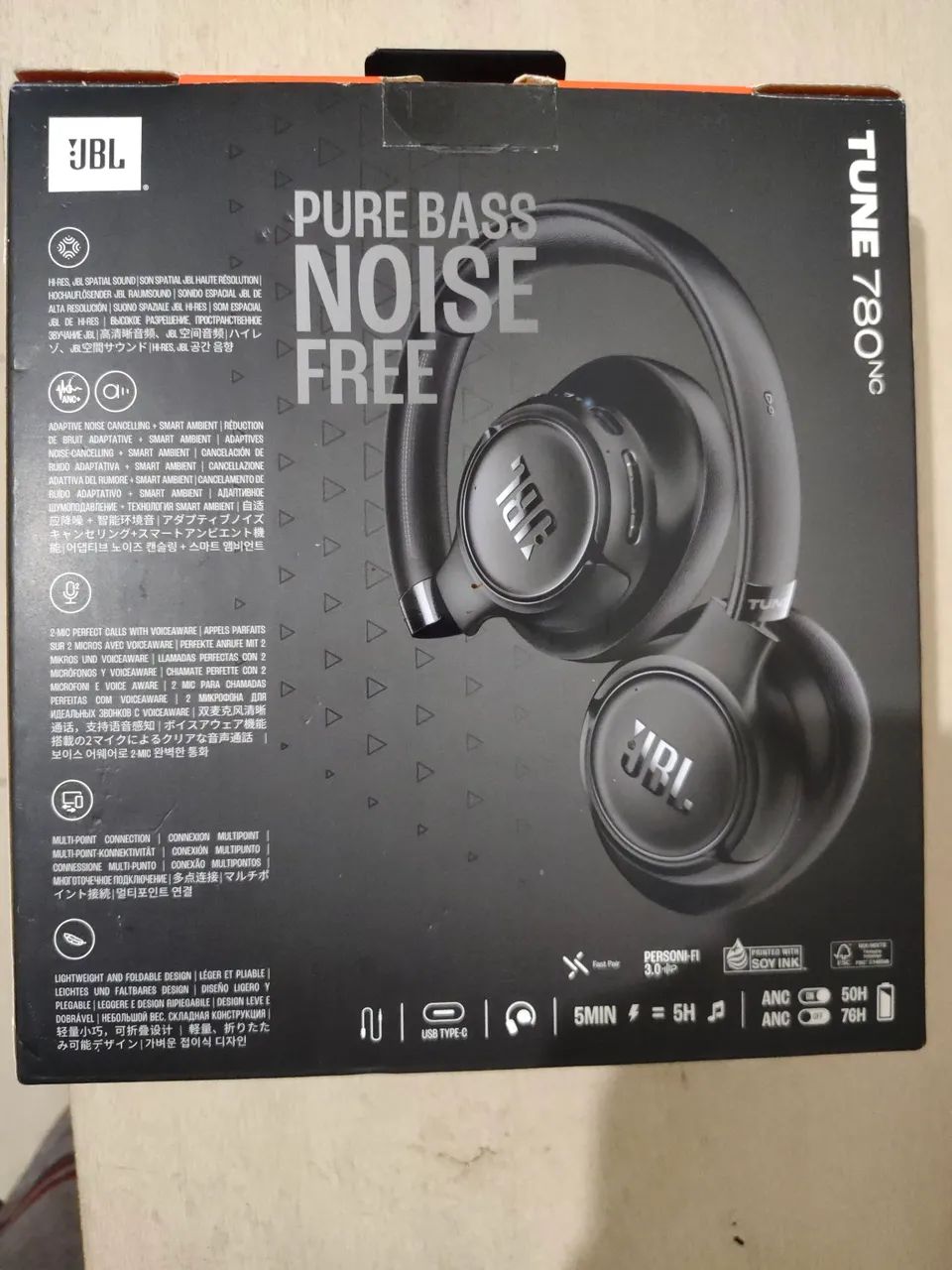 Fone de ouvido JBL TUNE 780 NC - Foto 2