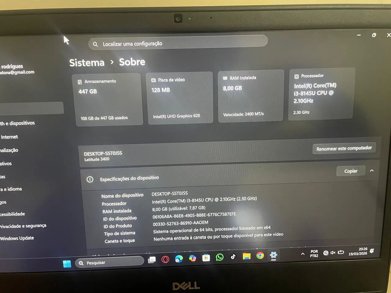 Notebook latitude 3400 - Foto 4