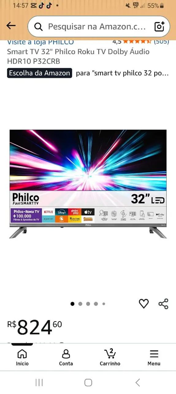 Tv philcobsmart 32 
