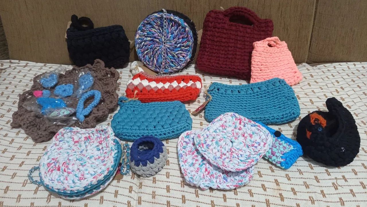 Bolsas de fio de malha - Foto 2
