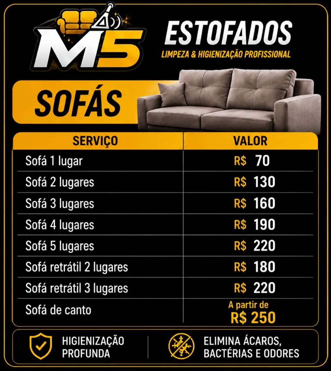 Limpeza de estofados  - Foto 3