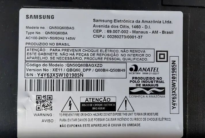 SmarTV Samsung QLED 4K de 50 polegadas 2023 (defeito) - Foto 6