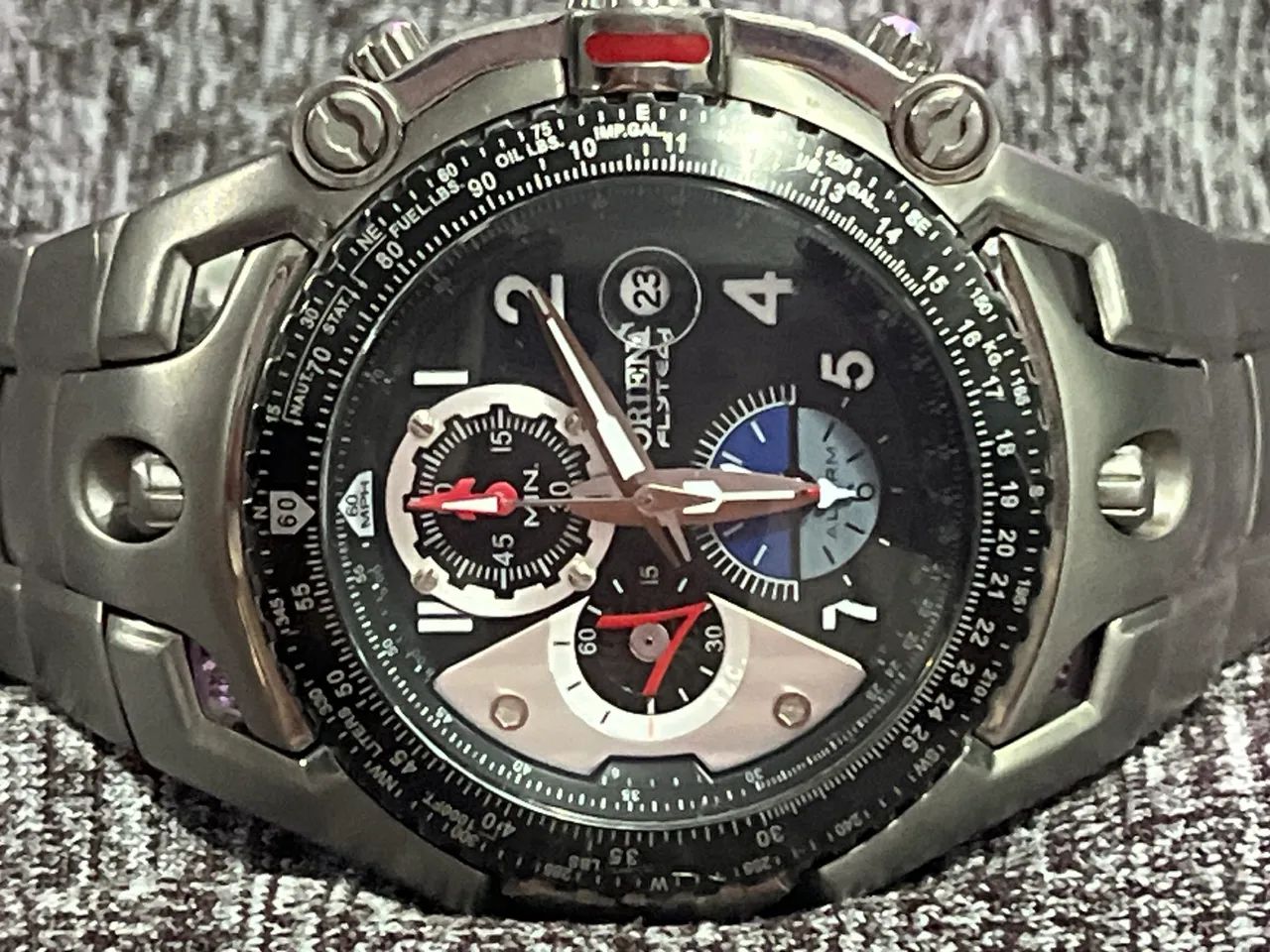 Relógio orient flytech cronógrafo  - Foto 2