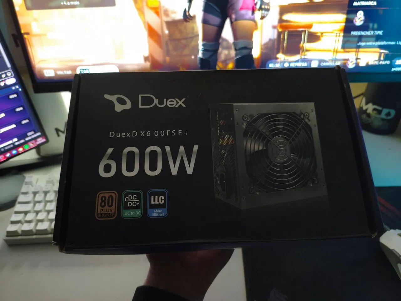FONTE 600W 80PLUS BRONZE DUEX D X6 00FS E+