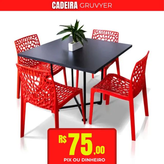 CADEIRA GRUVYER VERMELHA