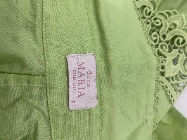 Camisa Doce Maria sofisticada com renda - semi nova - Foto 3
