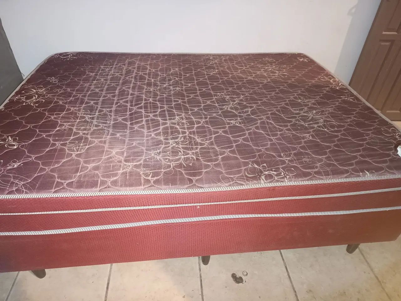 CAMA BOX CASAL (BASE + COLCHÃO DE MOLAS ENSACADAS) - Foto 2