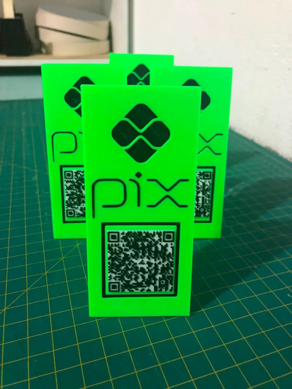 Plaquinha Pix Para Comércio QR Code Personalizado