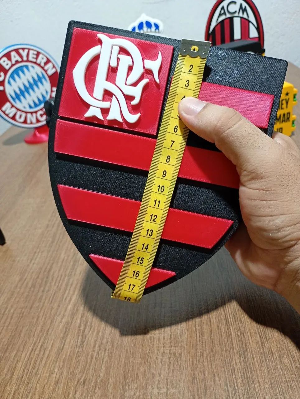 Placa para coleção escudo do Flamengo  - Foto 5