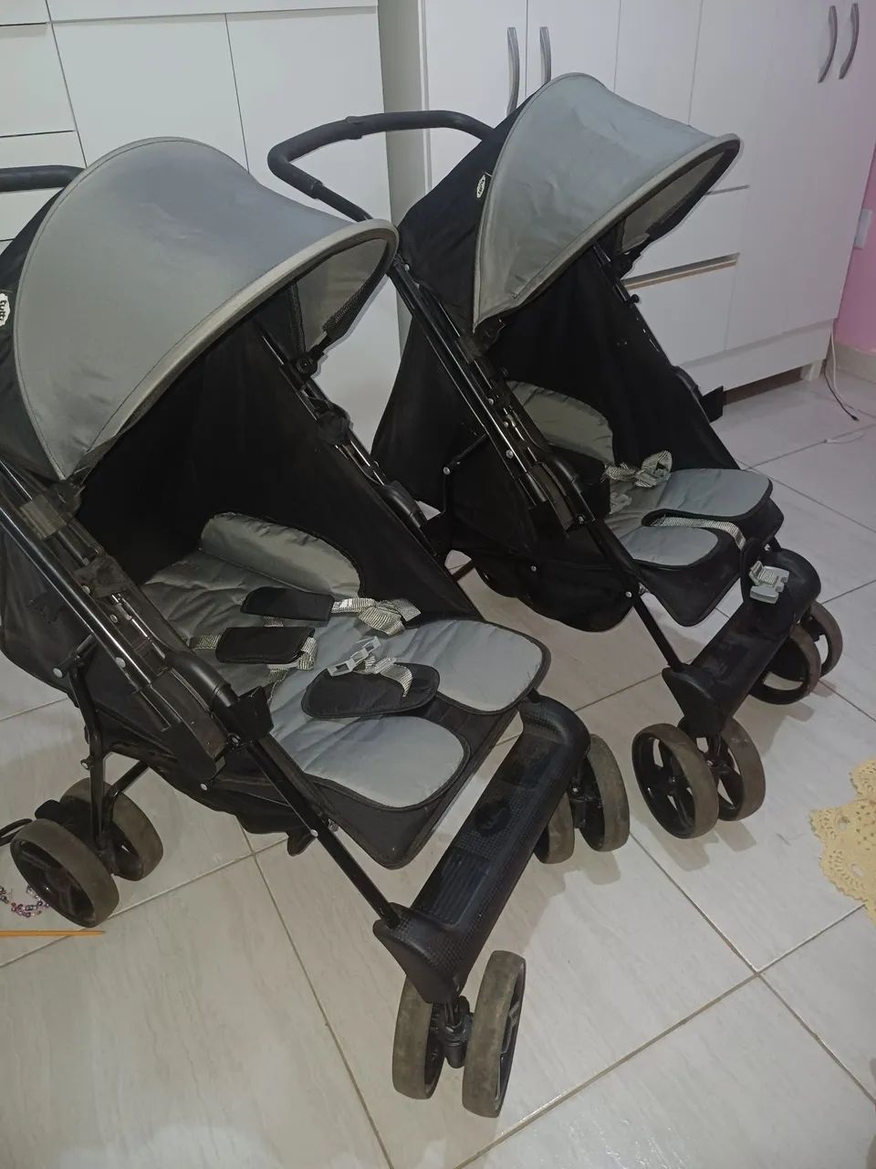 Carrinho de bebê gêmeos ou individual  - Foto 5