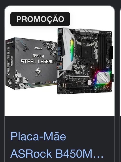 KIT PLACA MÃE E PROCESSADOR 