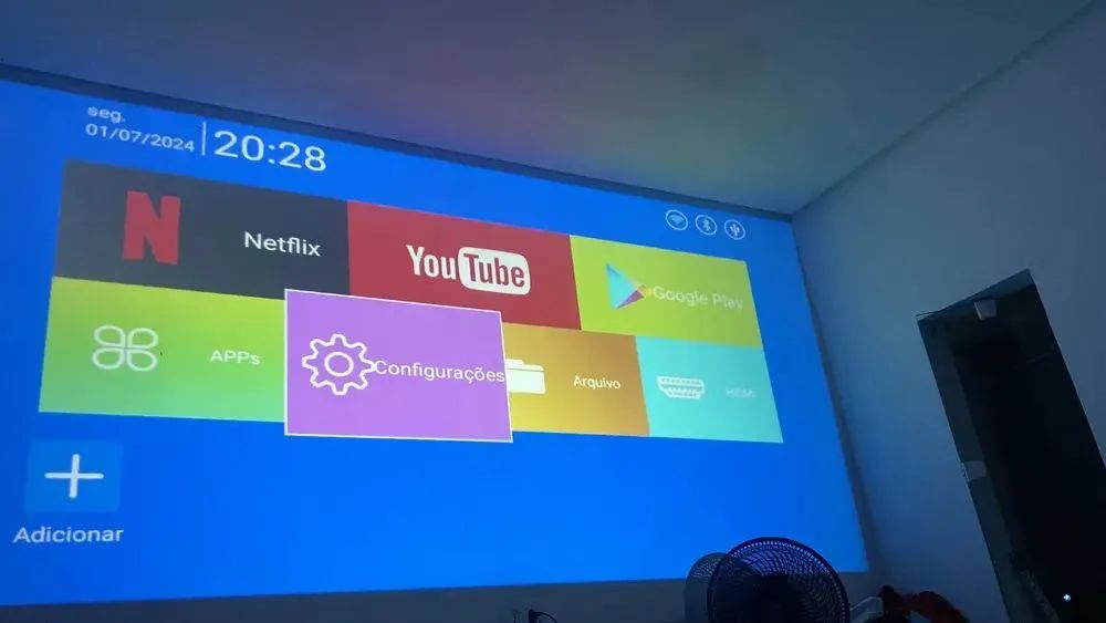 projetor hy 320 android 14  - Foto 5