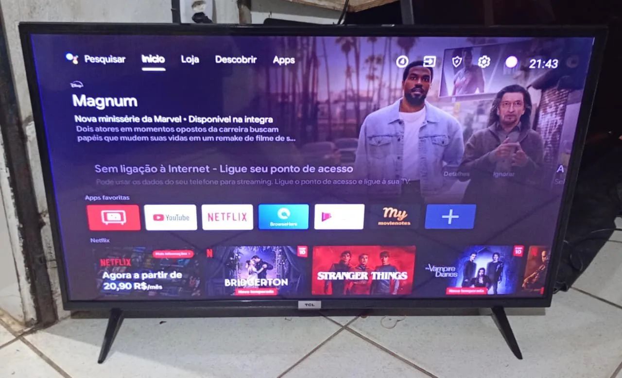 Tv Smart TCL 43 Polegadas Android Completa  - Foto 2