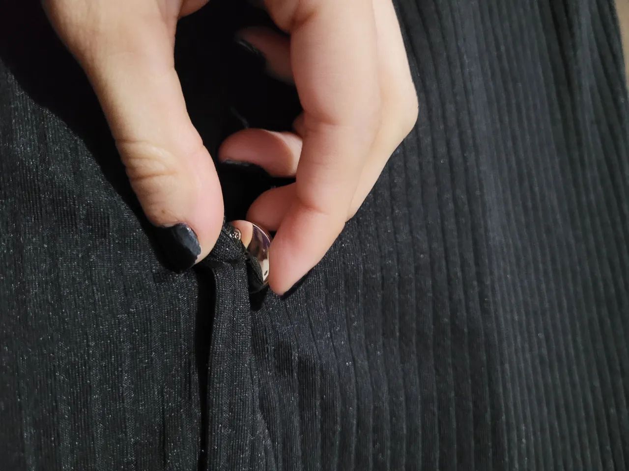 Vestido preto sem marca - Foto 3