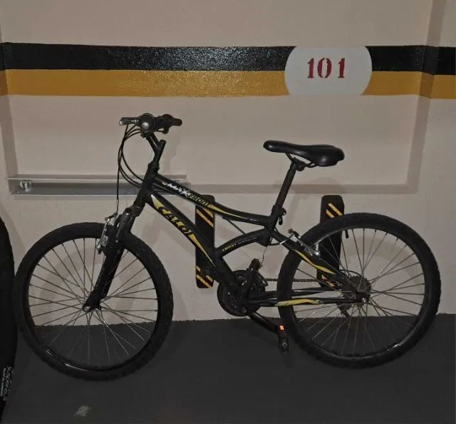 Bicicleta Caloi Front Aro 24 com Marchas e Suspensão