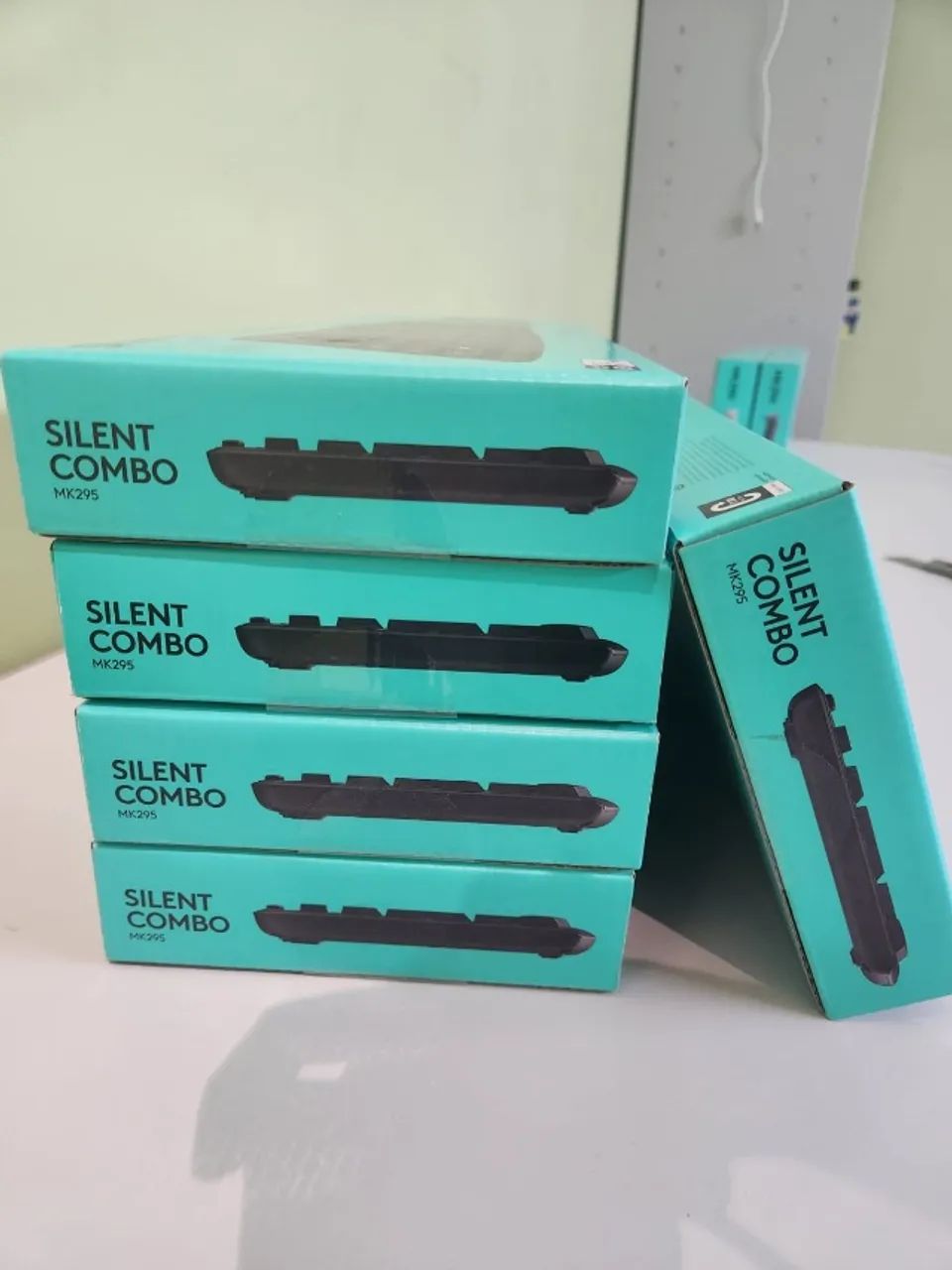 KIT Mouse+teclado Logitech Mk295 Silent S/fio Preto  - Foto 2