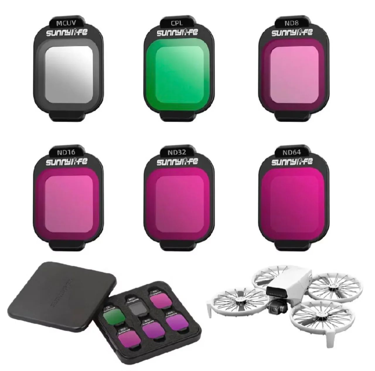 Filtro ND kit Filtro ND 8 16 32 64 MCUV CPL Drone Flip DJI - Foto 5