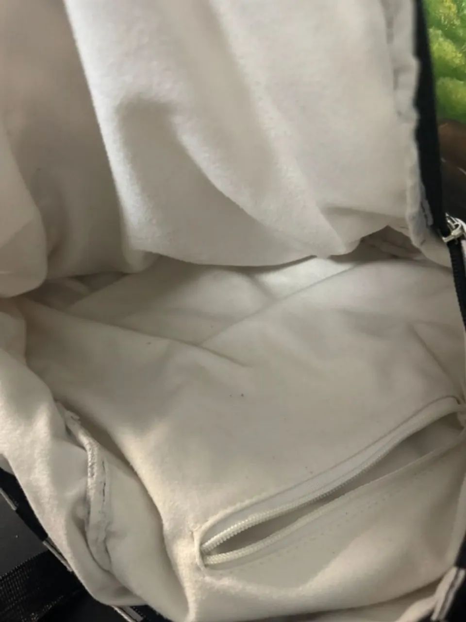 mochila quadriculada preta e branca - Foto 2